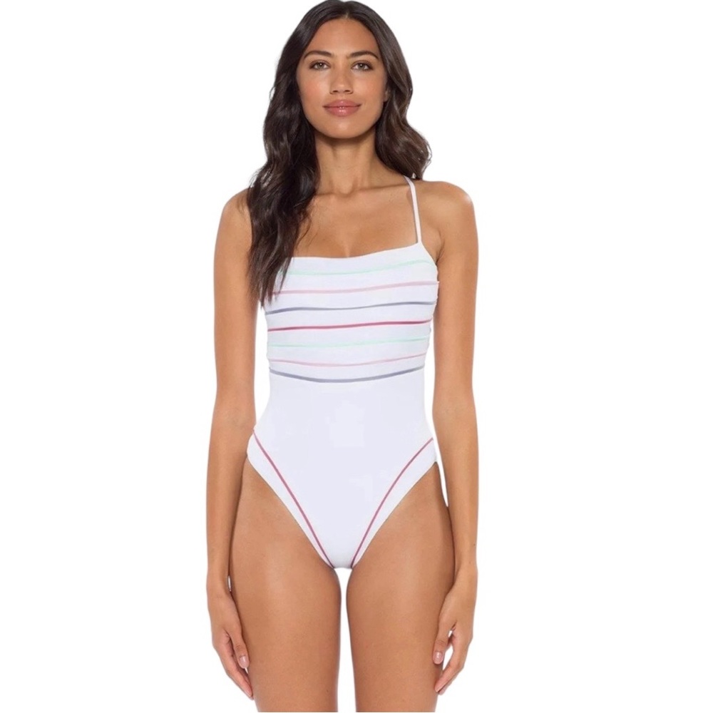 Soluna Swim Total Eclipse High-Leg Strappy One-Piece Swimsuit